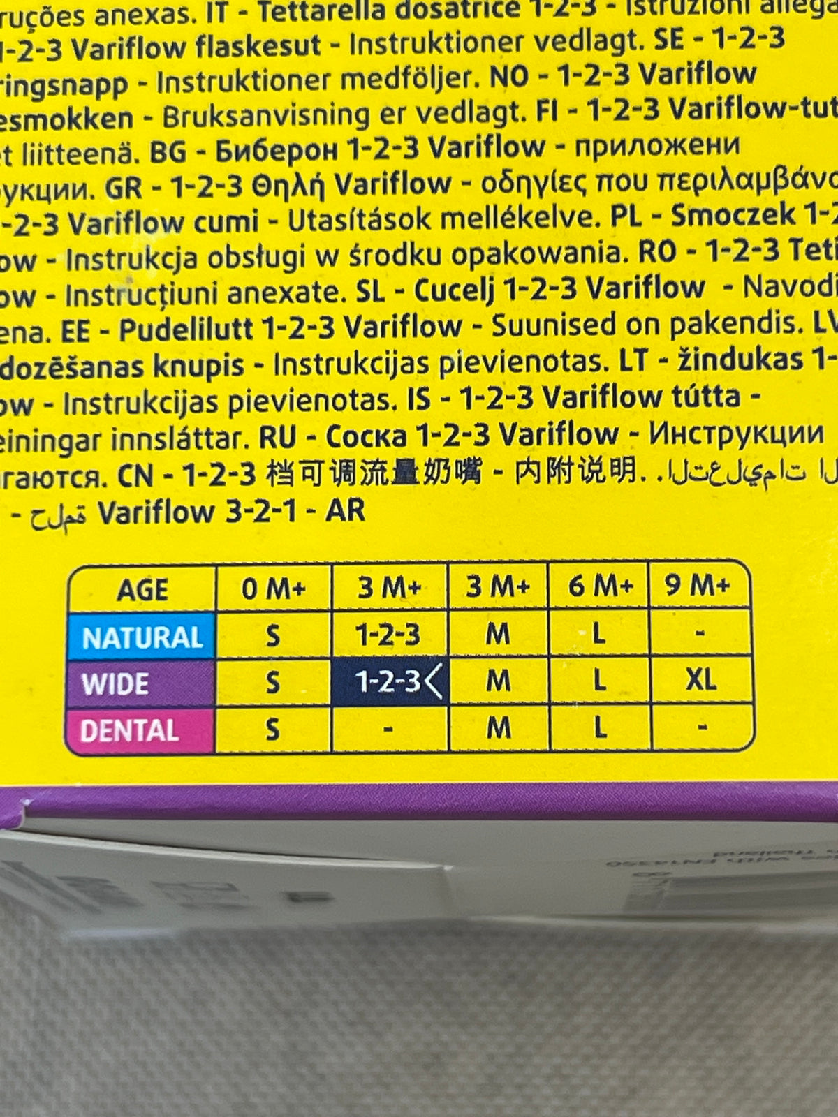 Tétines 1.2.3 Difrax