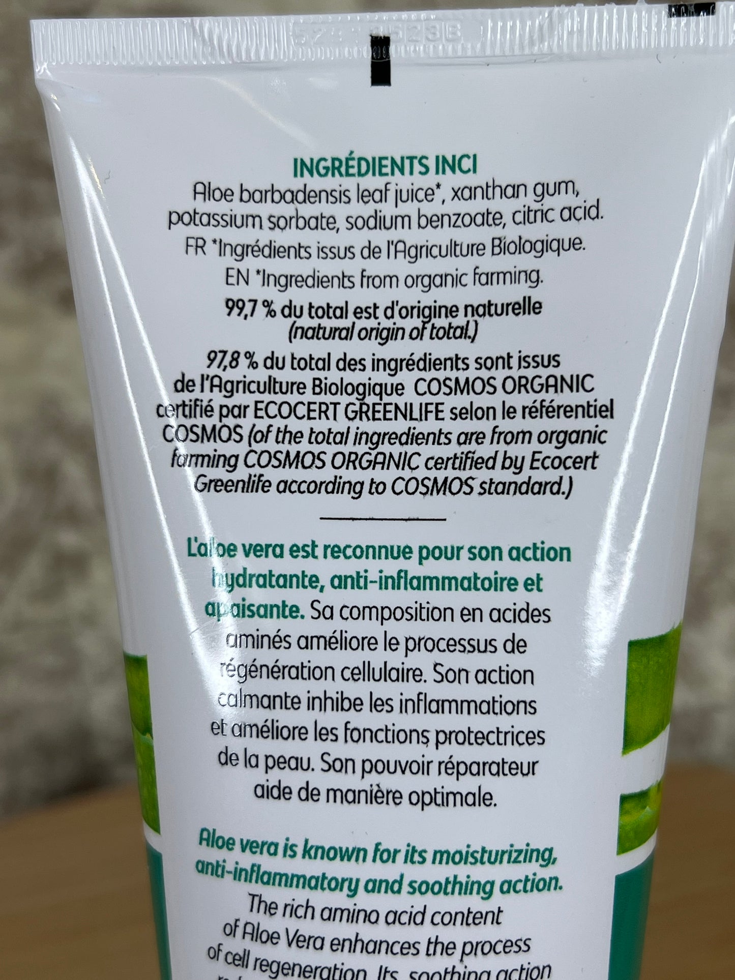 Ma Source d’Aloé Gel Bio