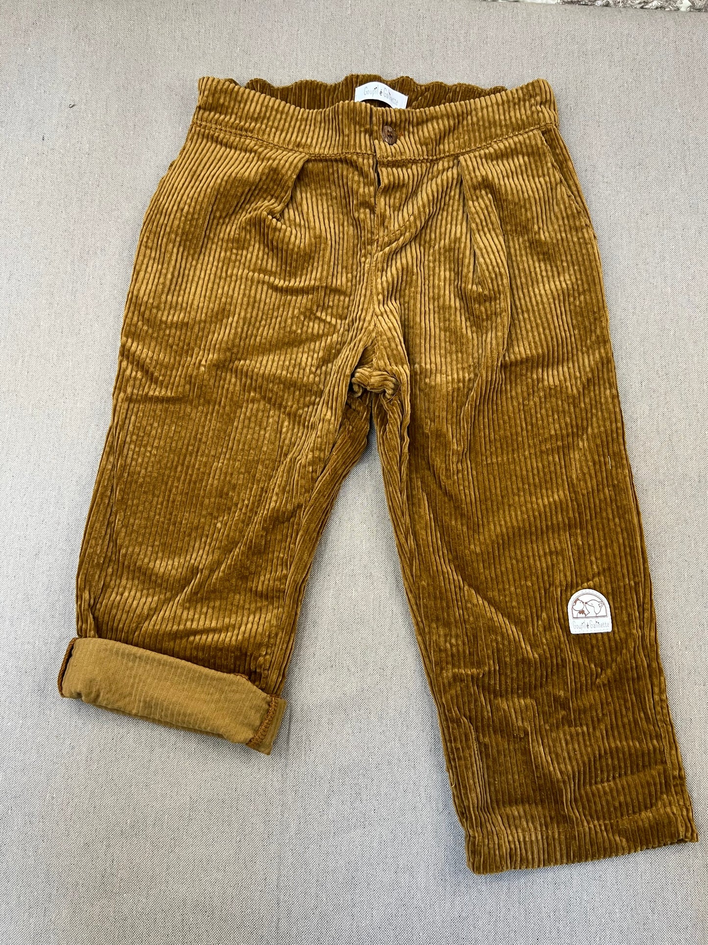 Pantalon Velours Goupil é Galinette