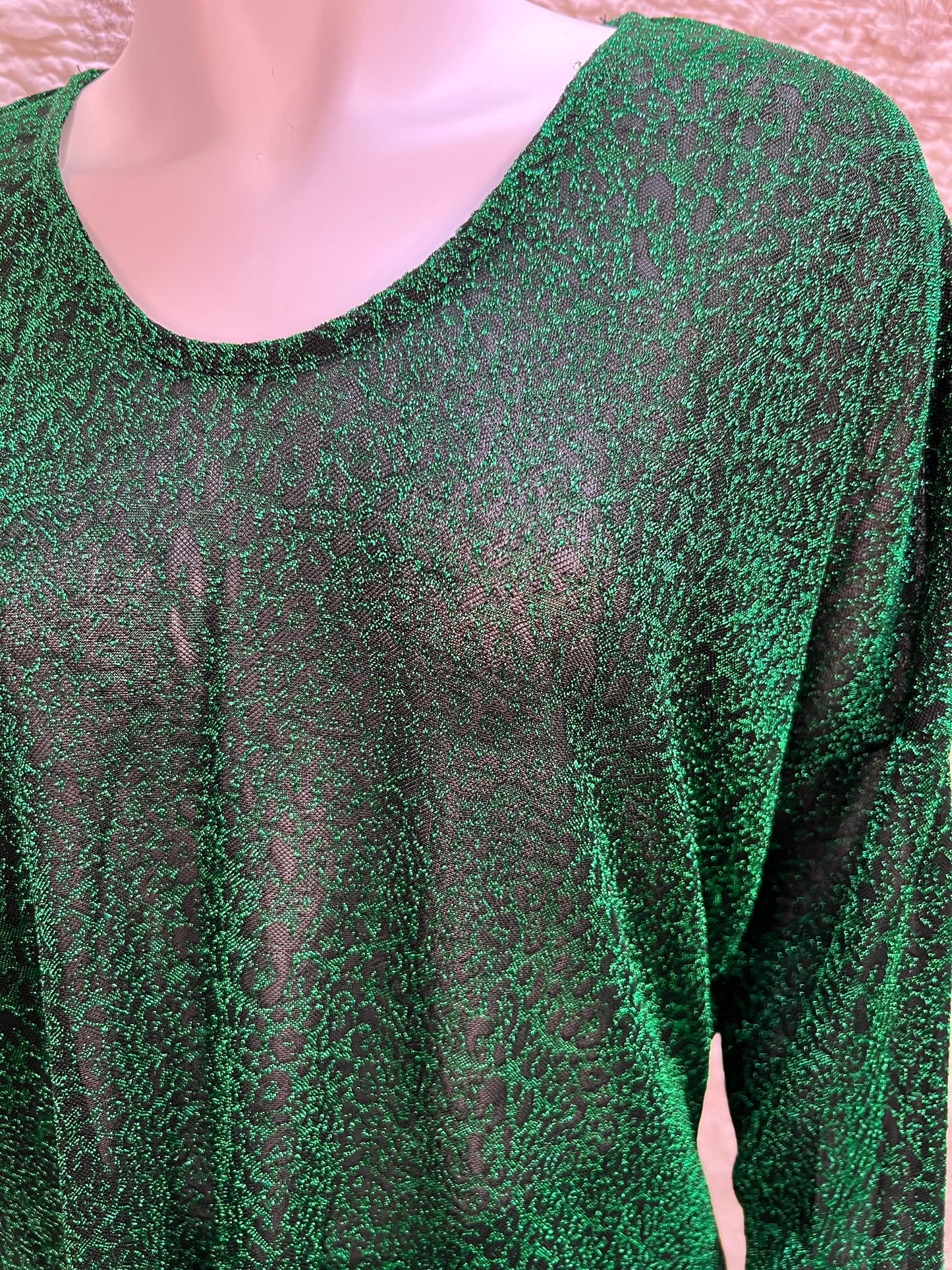 Tunique Verte Brillante Kilky  M/L