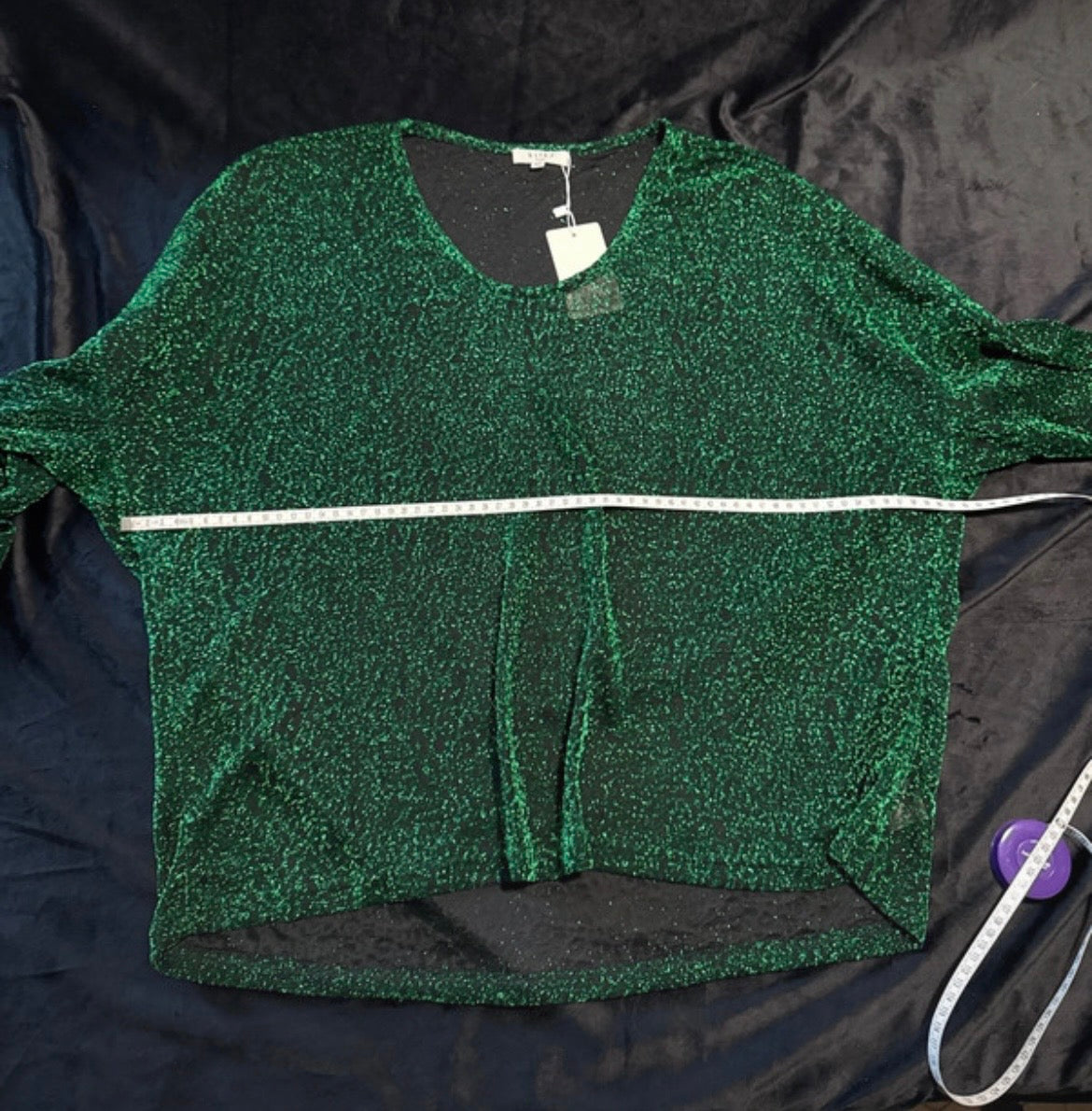 Tunique Verte Brillante Kilky  M/L