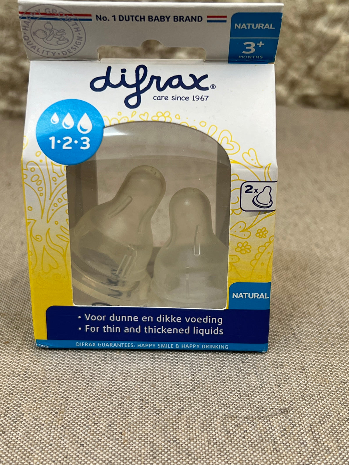 Tétines 1.2.3 Difrax