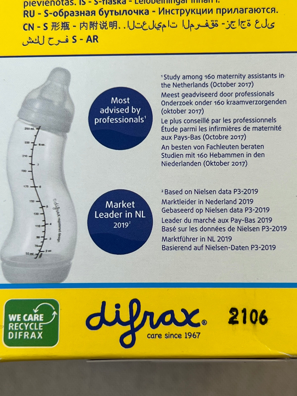 Biberons Natural Difrax