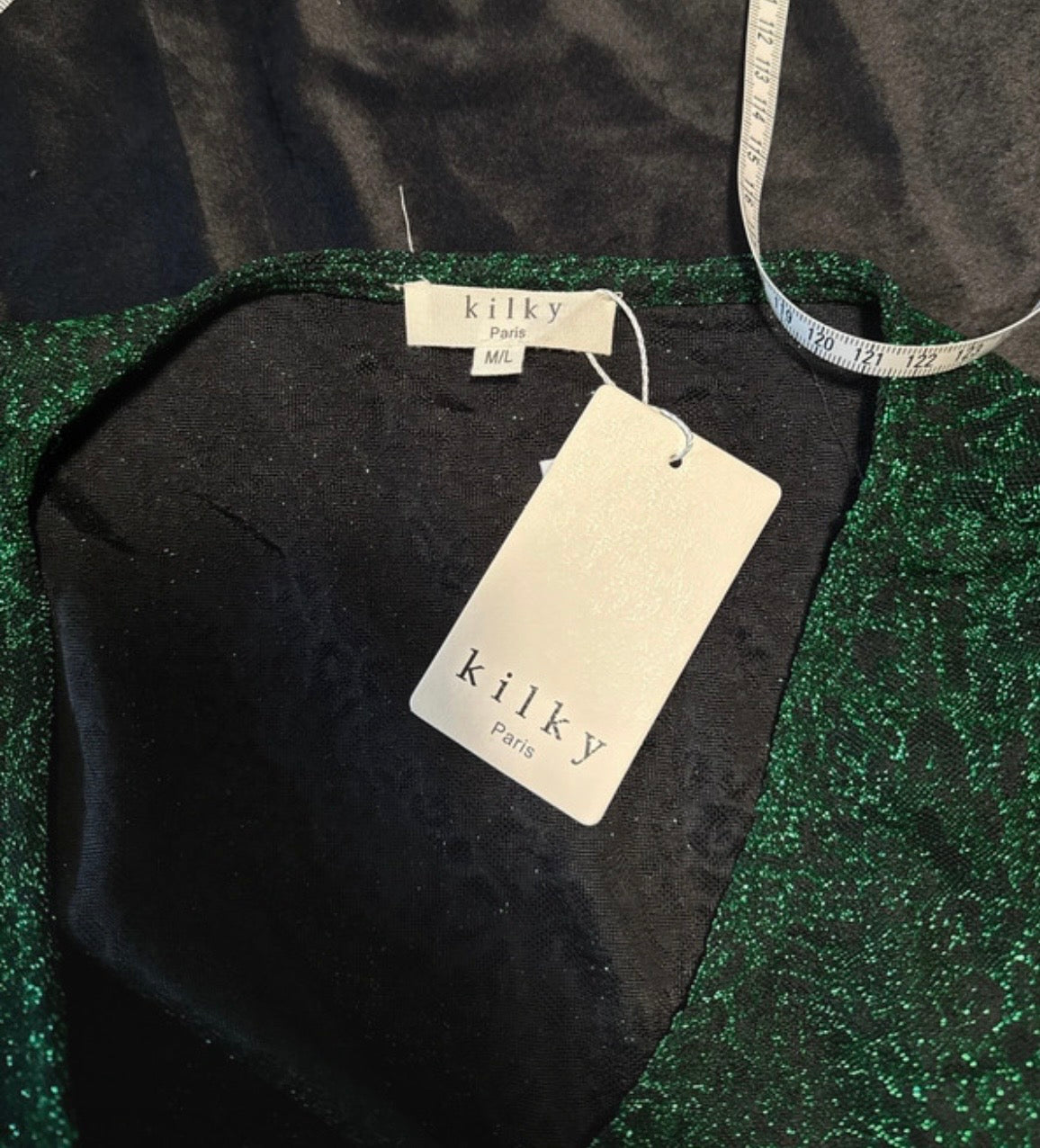 Tunique Verte Brillante Kilky  M/L