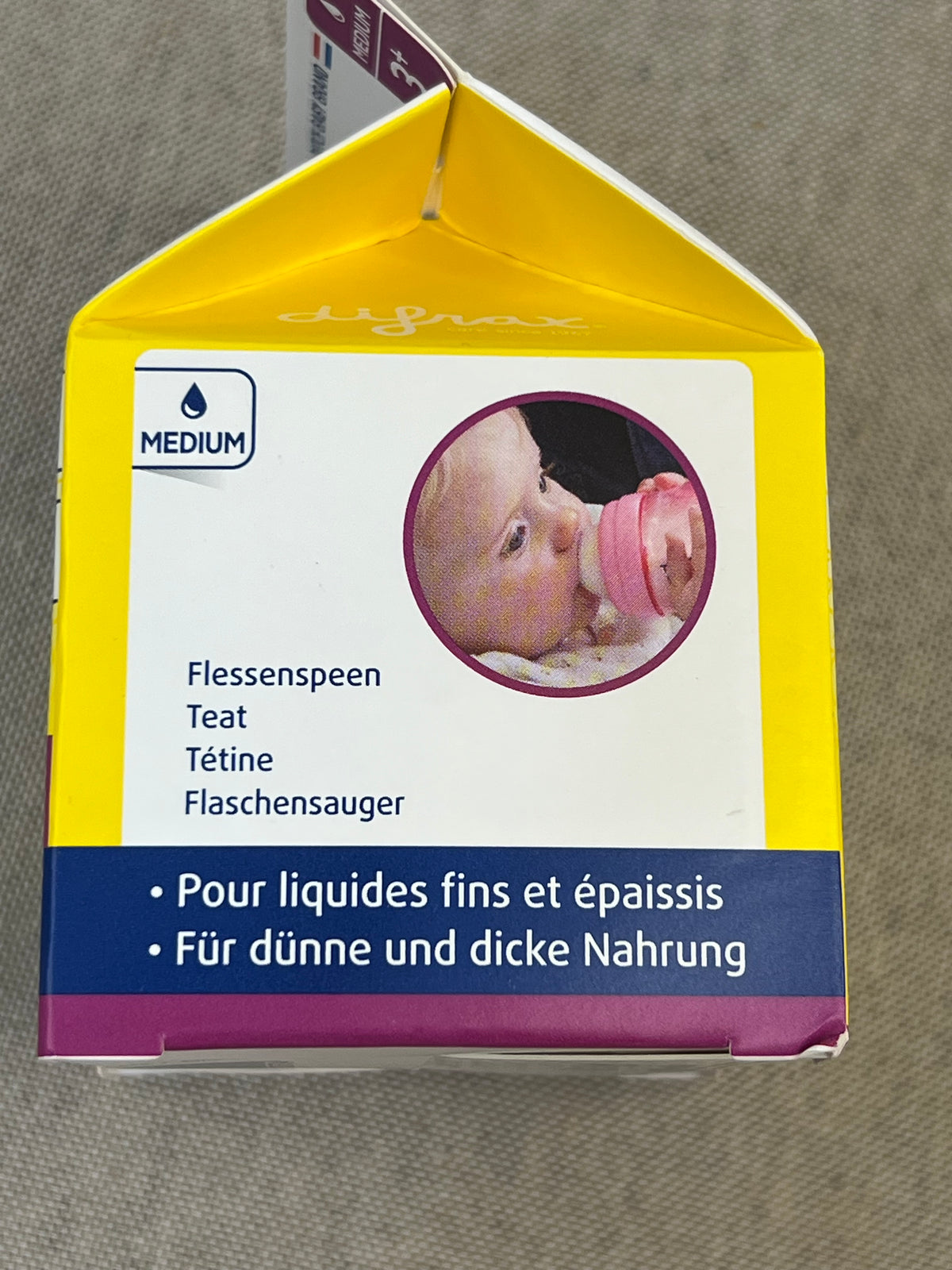 Tétines médium Difrax