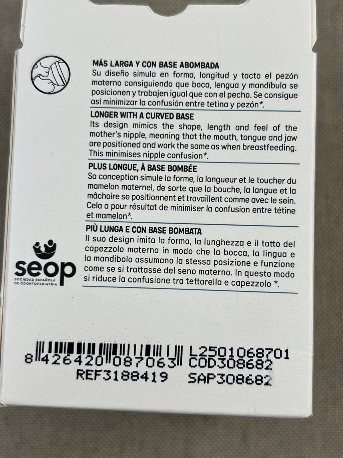 Tétines pour biberon Zéro.Zero
