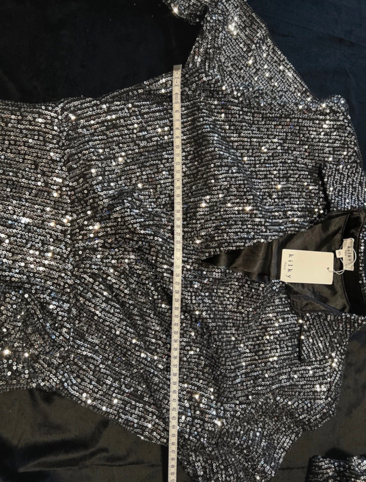 Robe Noire Sequins Kilky M/L
