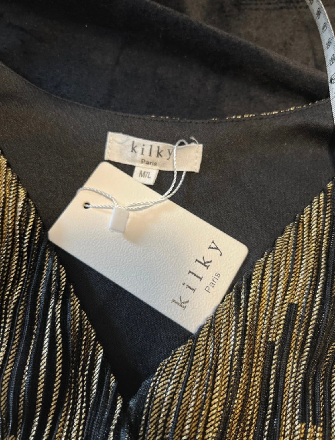 Robe Dorée Brillante Kilky  M/L