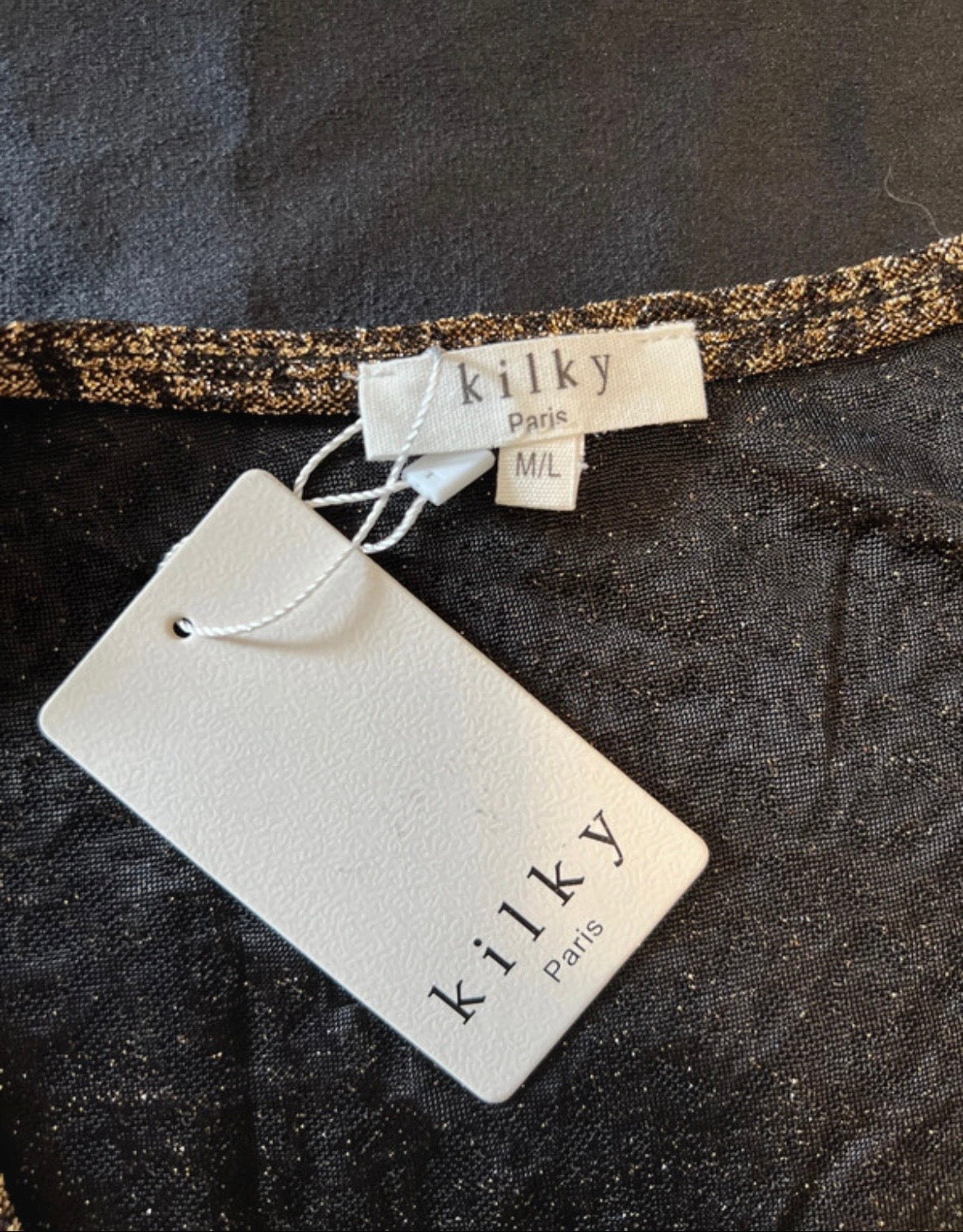 Tunique Dorée Brillante Kilky  M/L