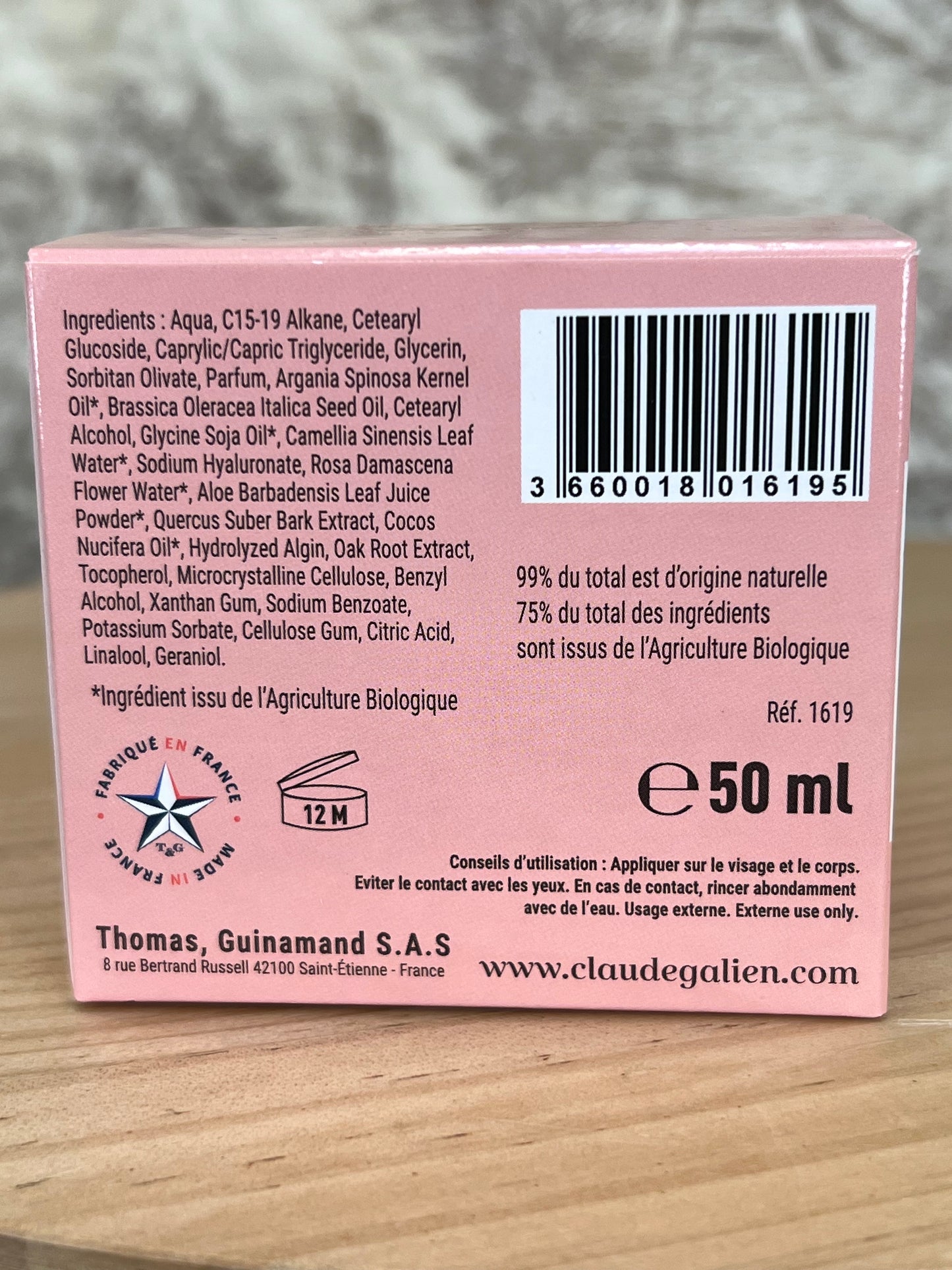 Crème Hydratante Galien Beauté