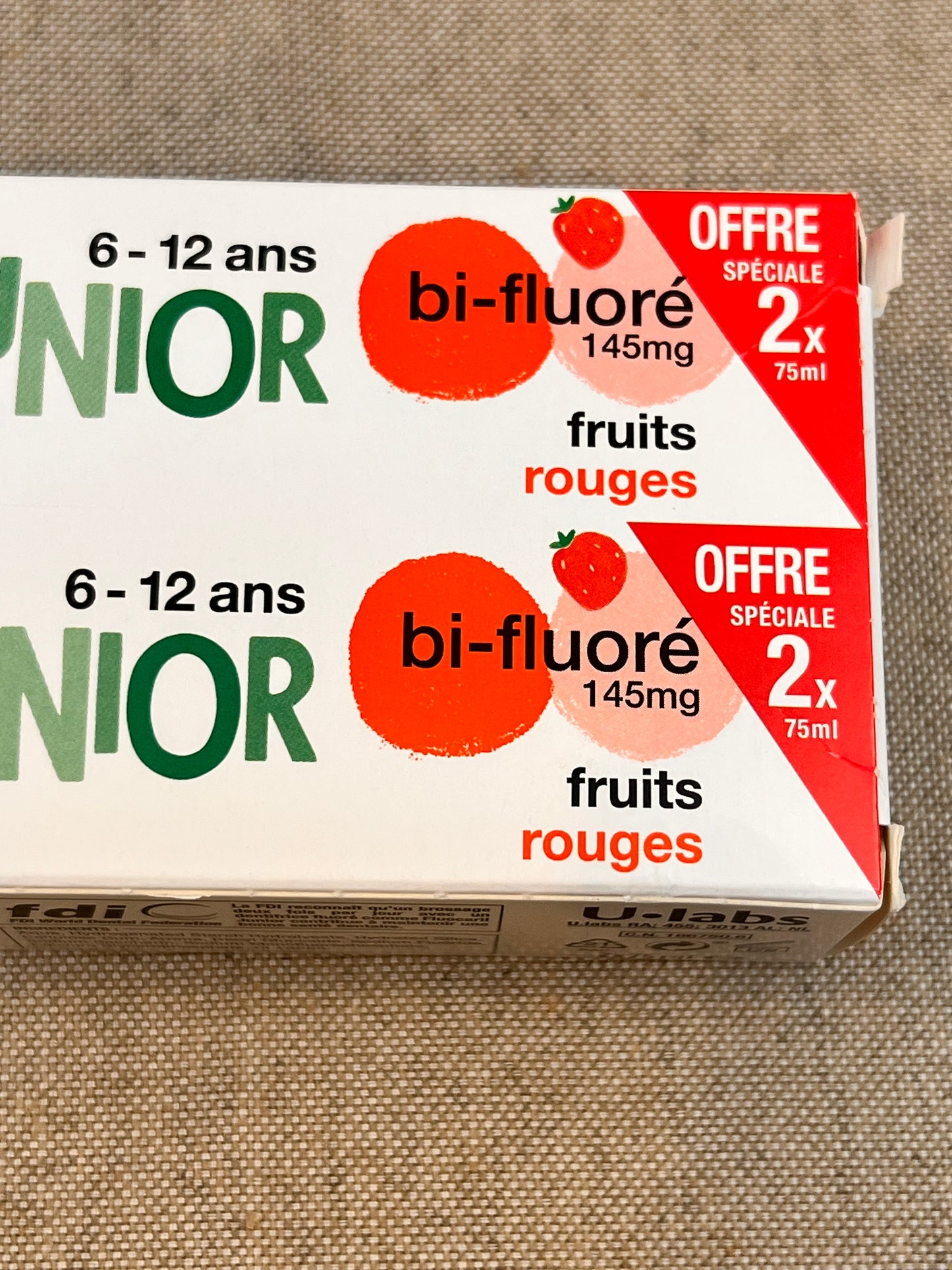 Dentifrice Enfants Fluocaril