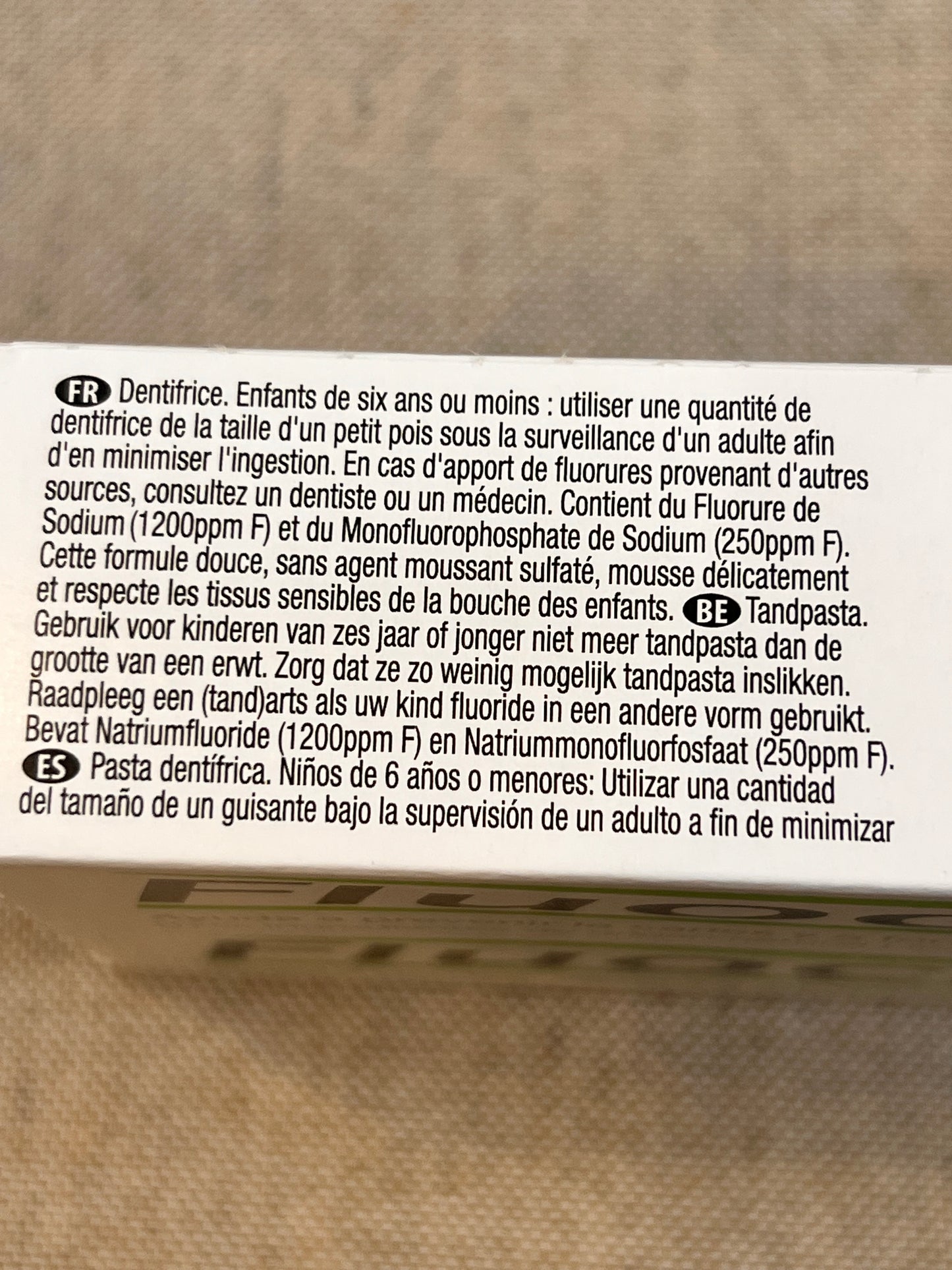Dentifrice Enfants Fluocaril