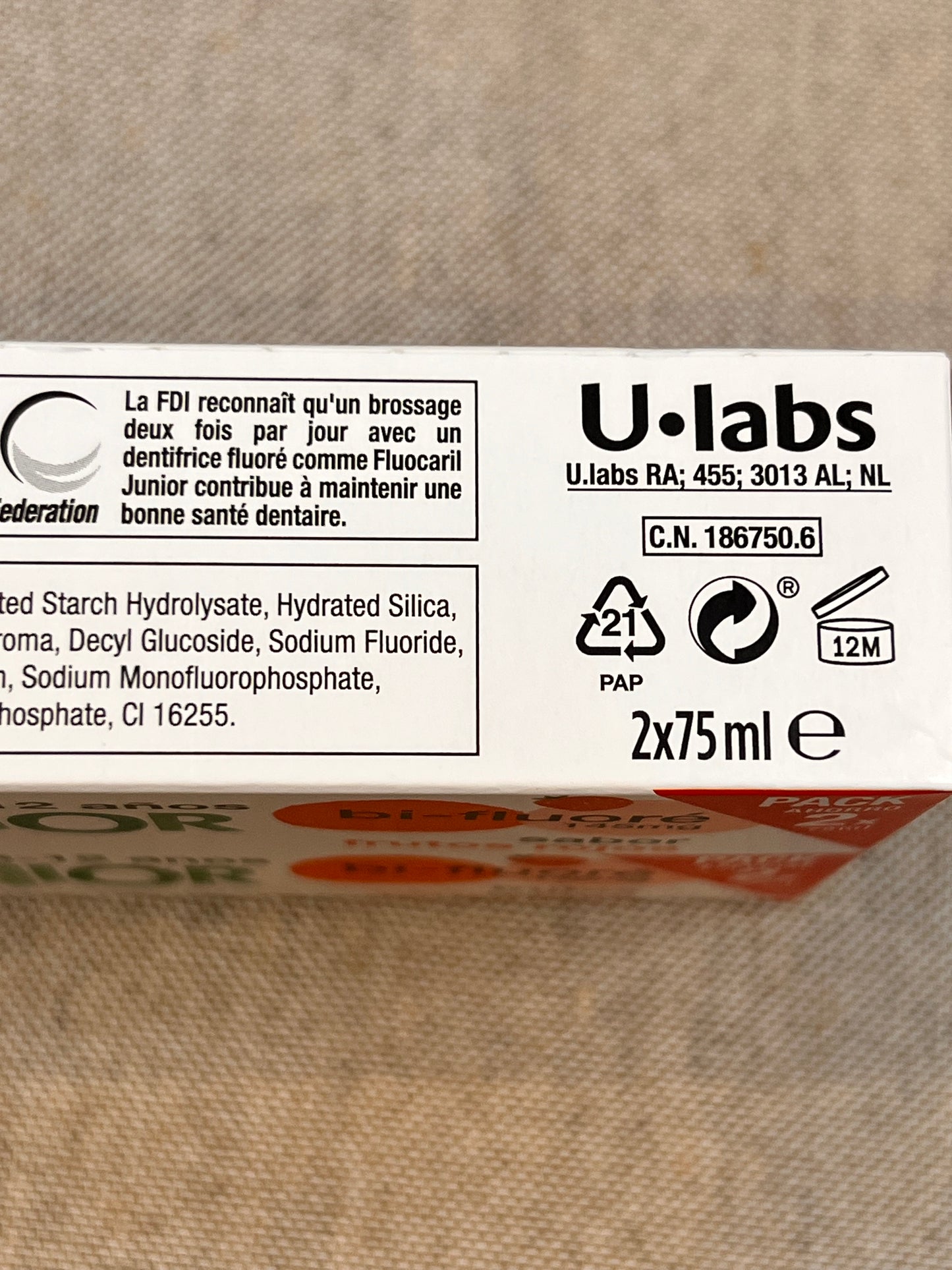 Dentifrice Enfants Fluocaril