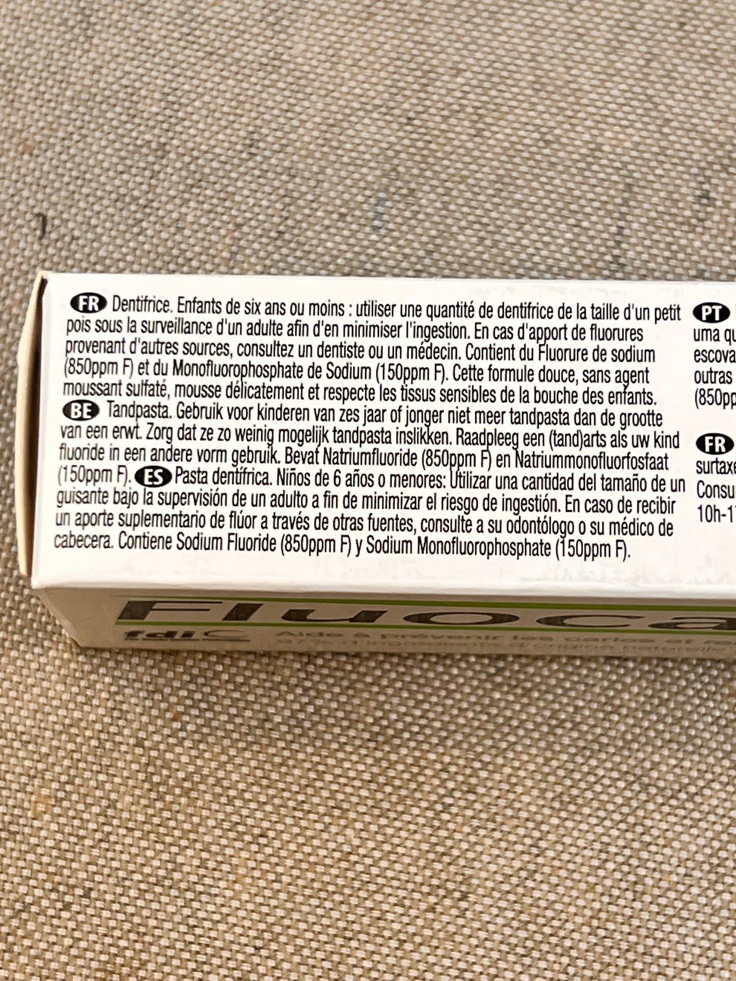 Dentifrice Enfants Fluocaril