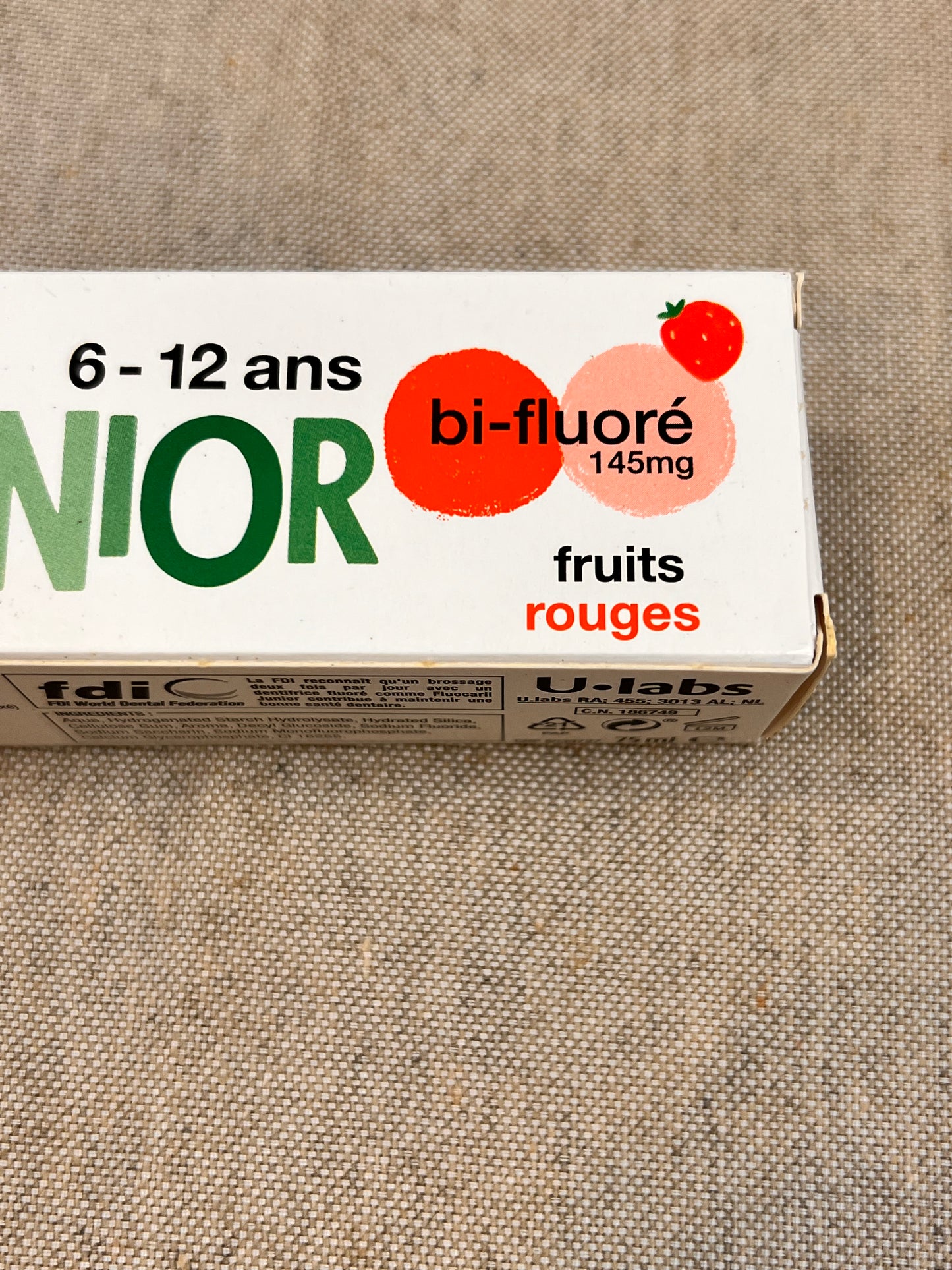 Dentifrice Enfants Fluocaril