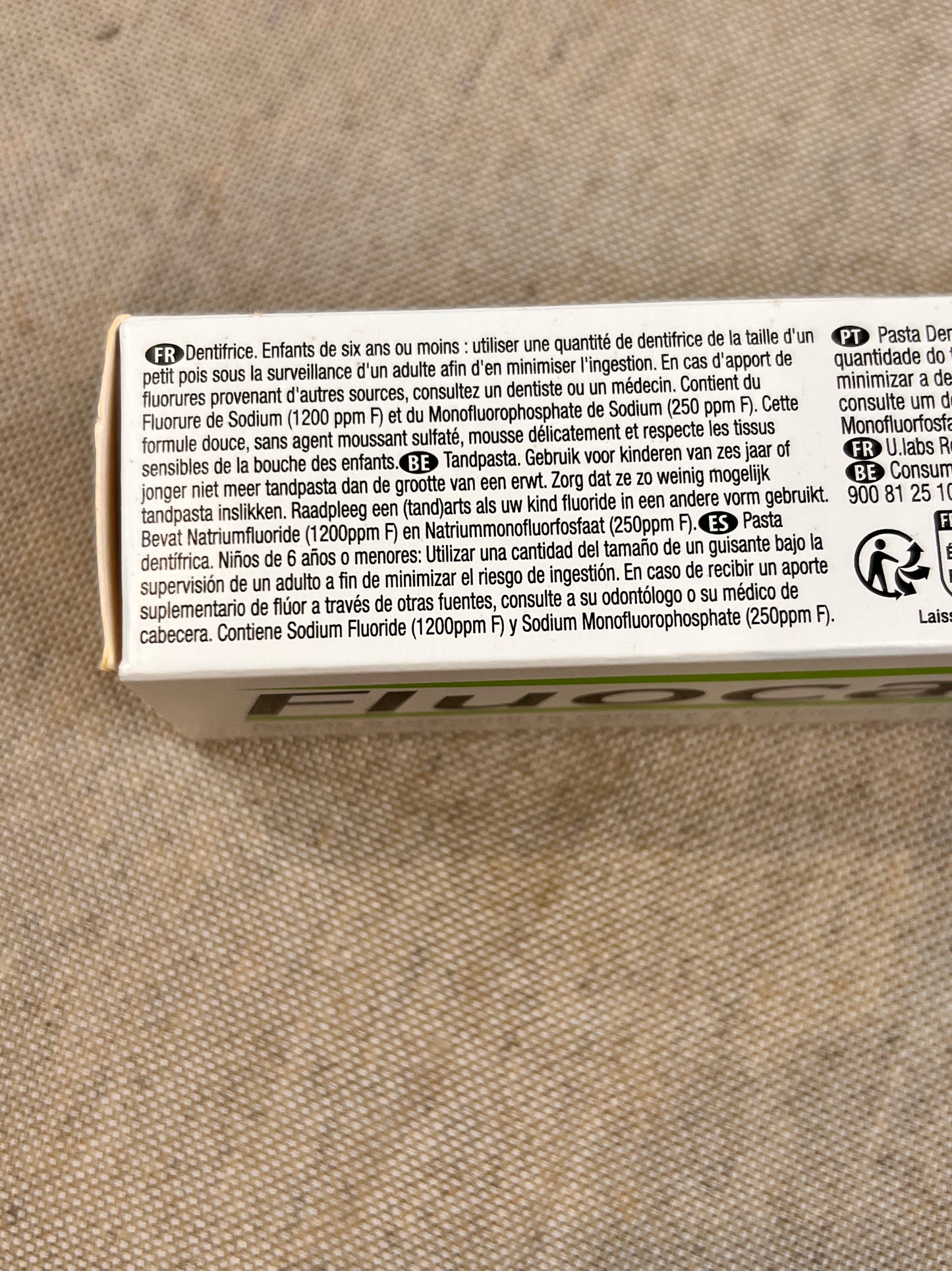 Dentifrice Enfants Fluocaril