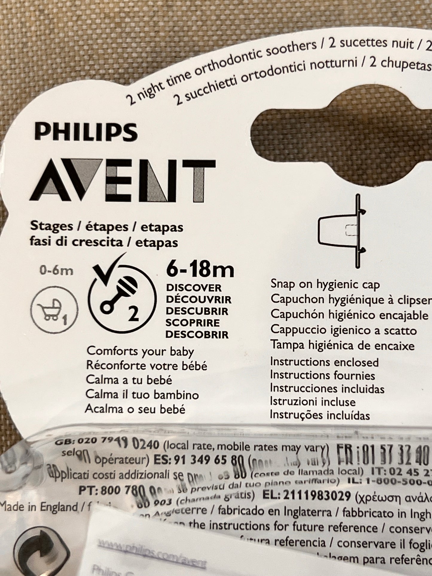 Sucettes Bébé Avent