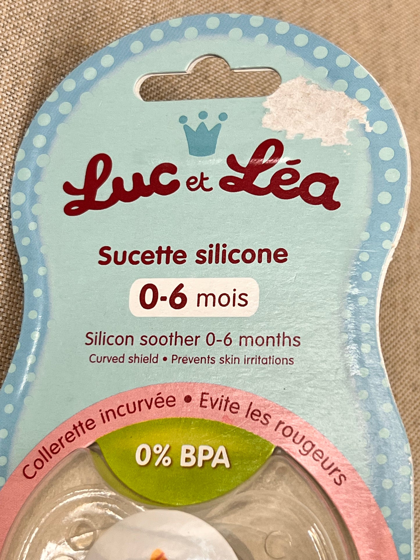 Sucette Bébé Luc et Léa