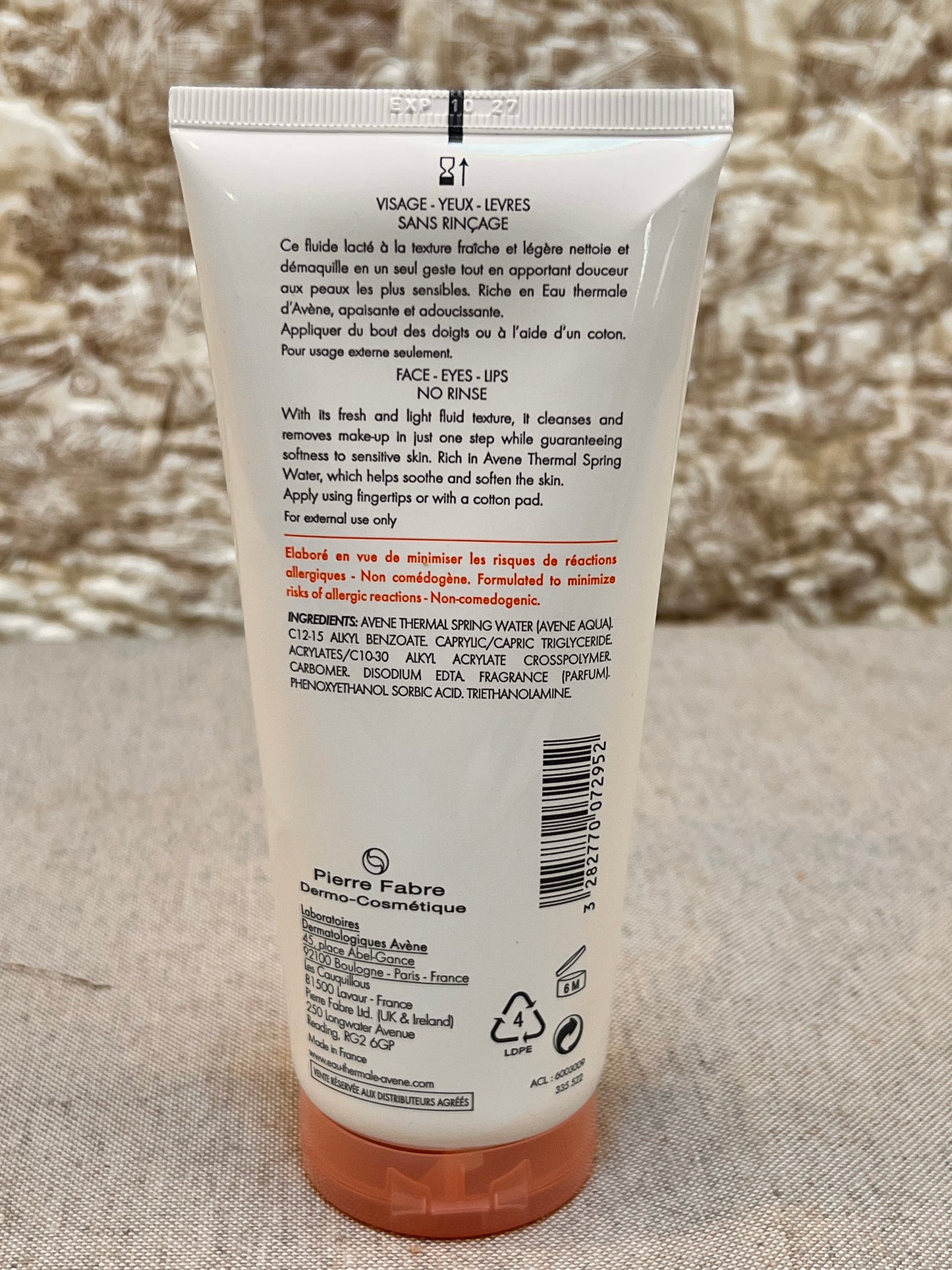 Fluide Démaquillant Avène