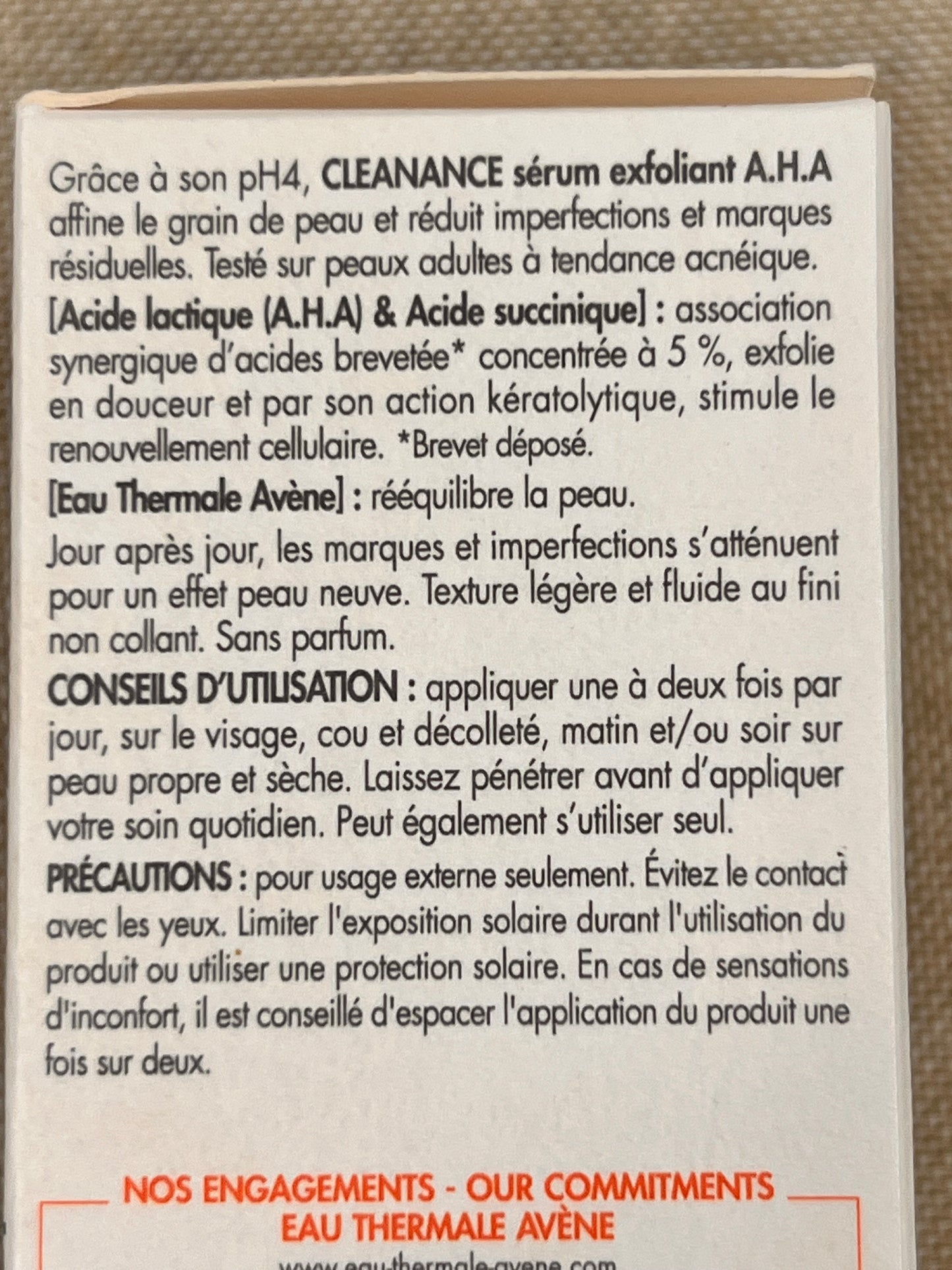 Sérum Exfoliant Cleanance Avène