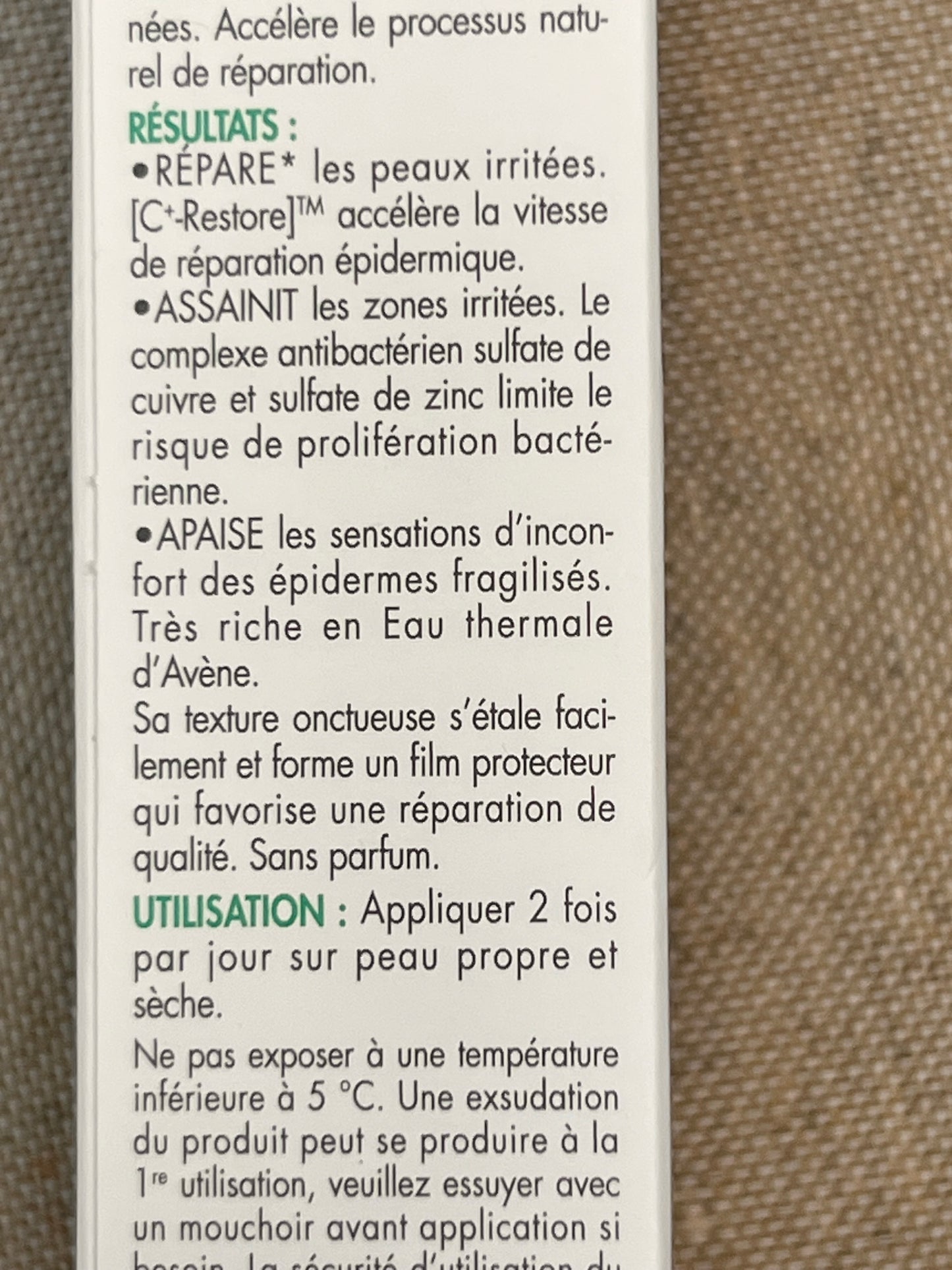Crème Réparatrice Cicalfate + Avène