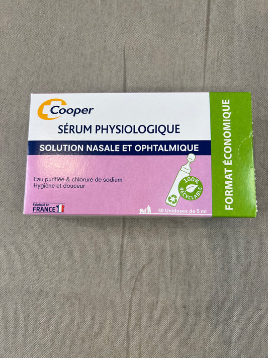 Sérum physiologique Cooper