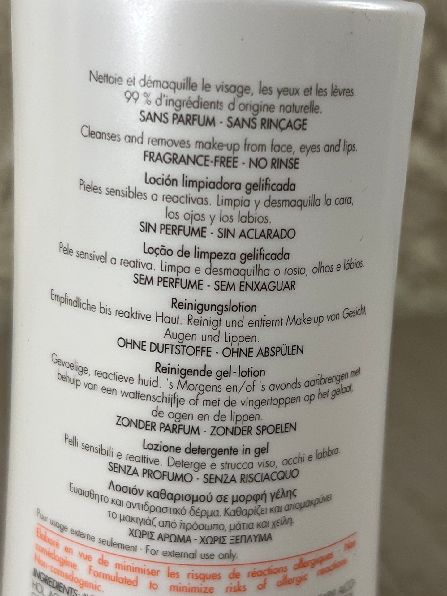 Lotion Nettoyante Avène