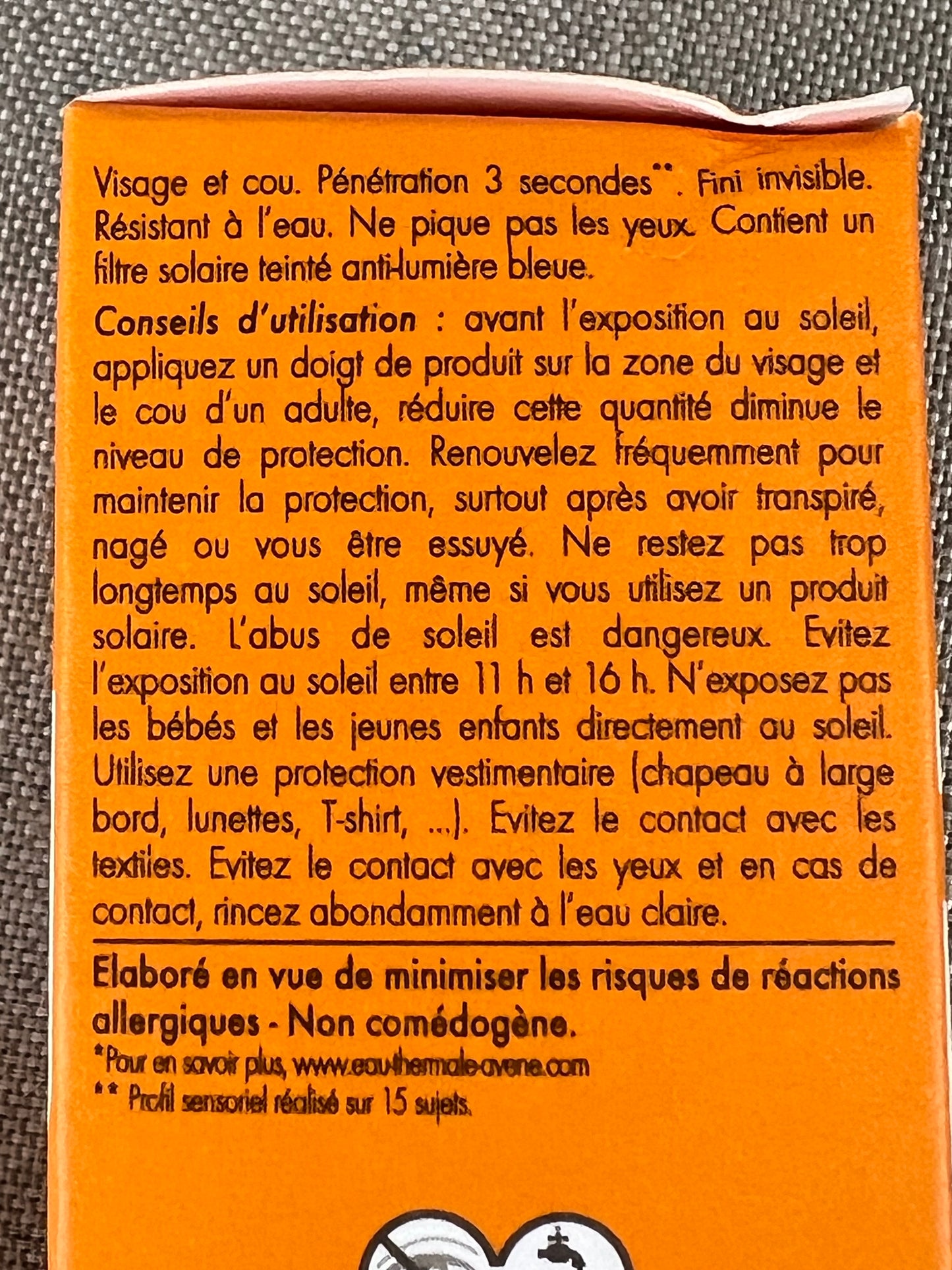 Protection Solaire Avène SPF 50+