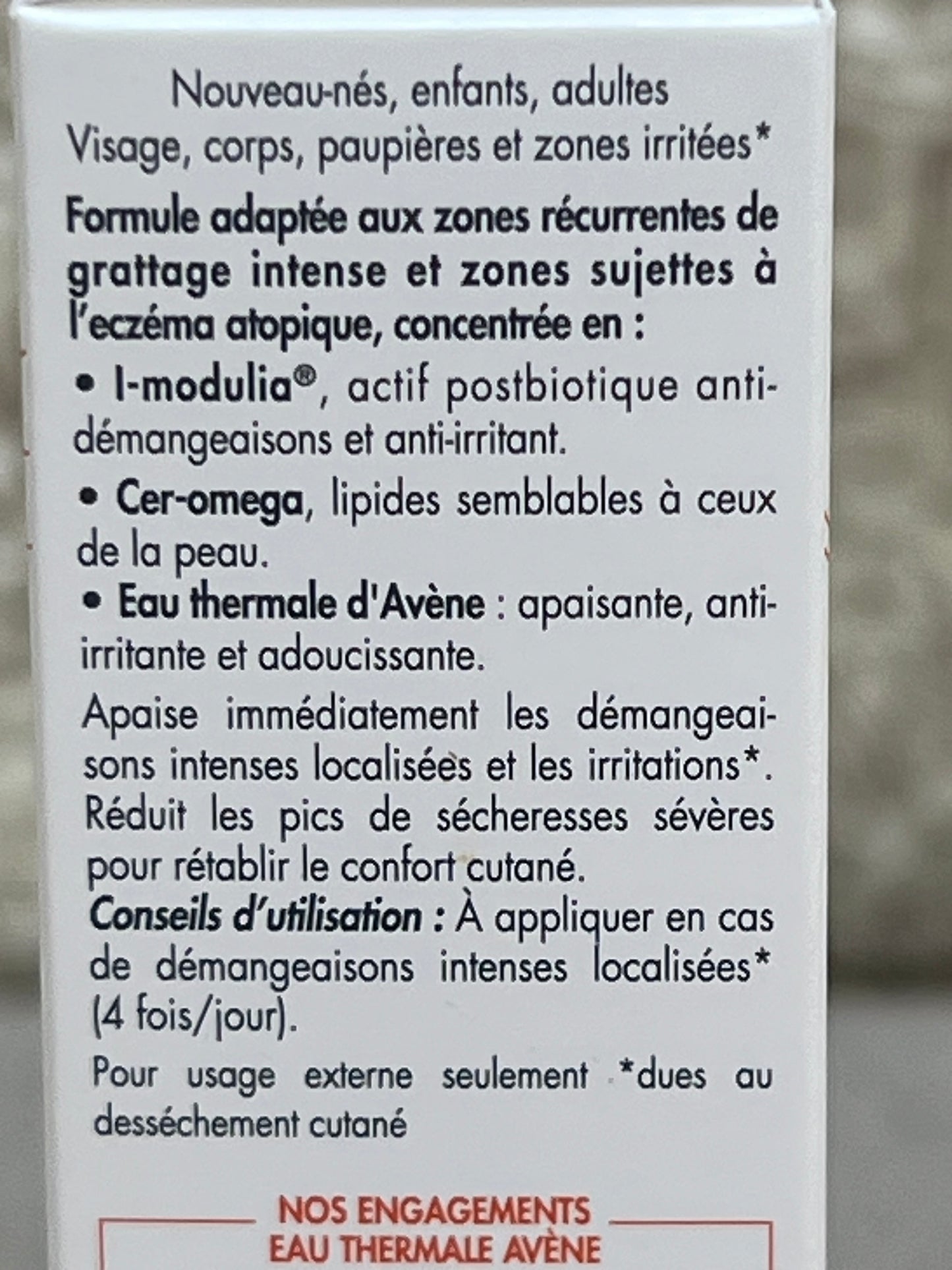 Concentré Xeracalm Avène
