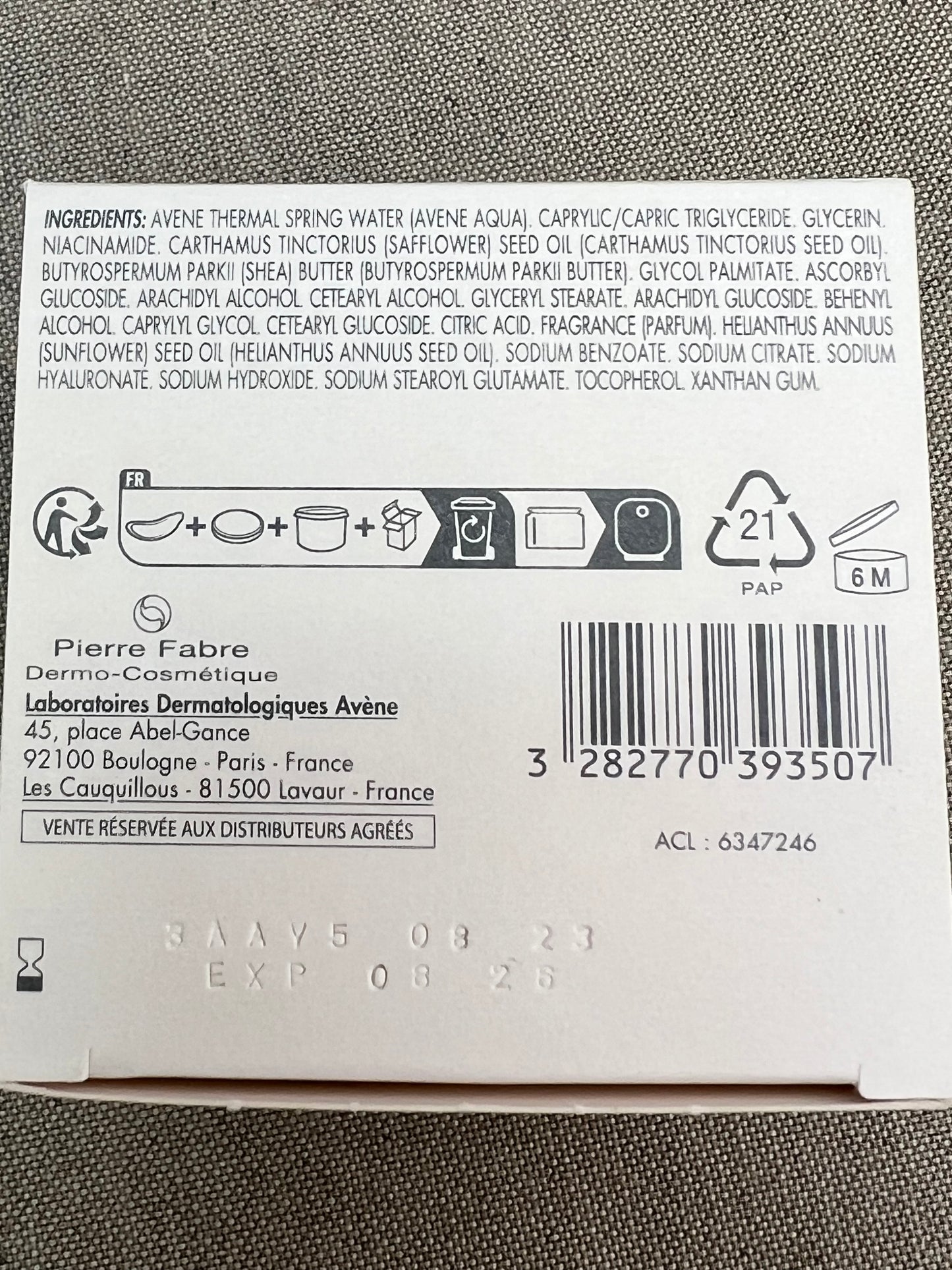 Crème Activ Cg Avène