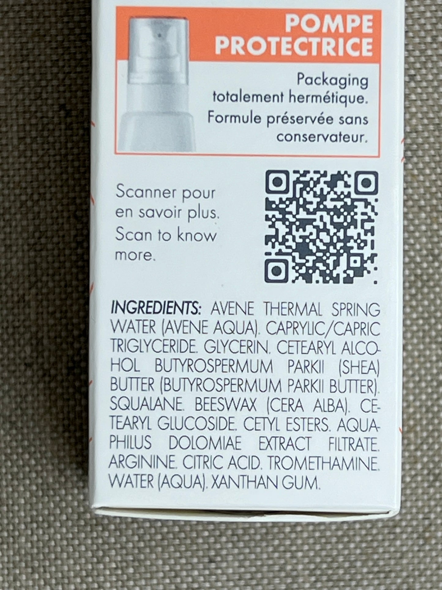 Crème Apaisante Tolérance Avène