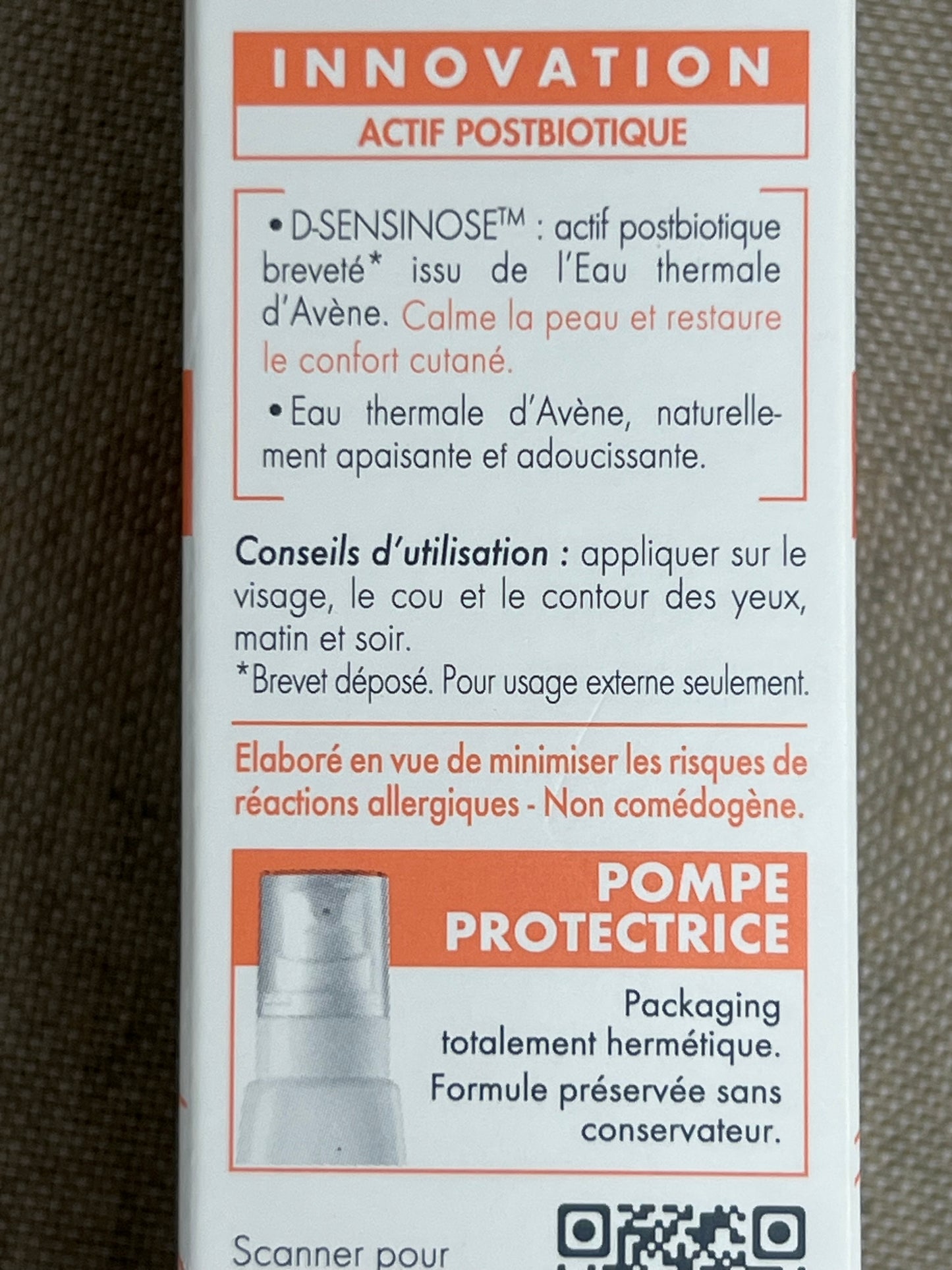 Baume Apaisant Tolérance Avène