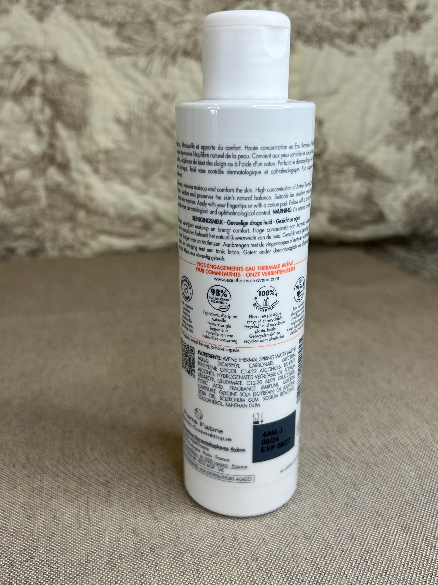 Lait Démaquillant Avène