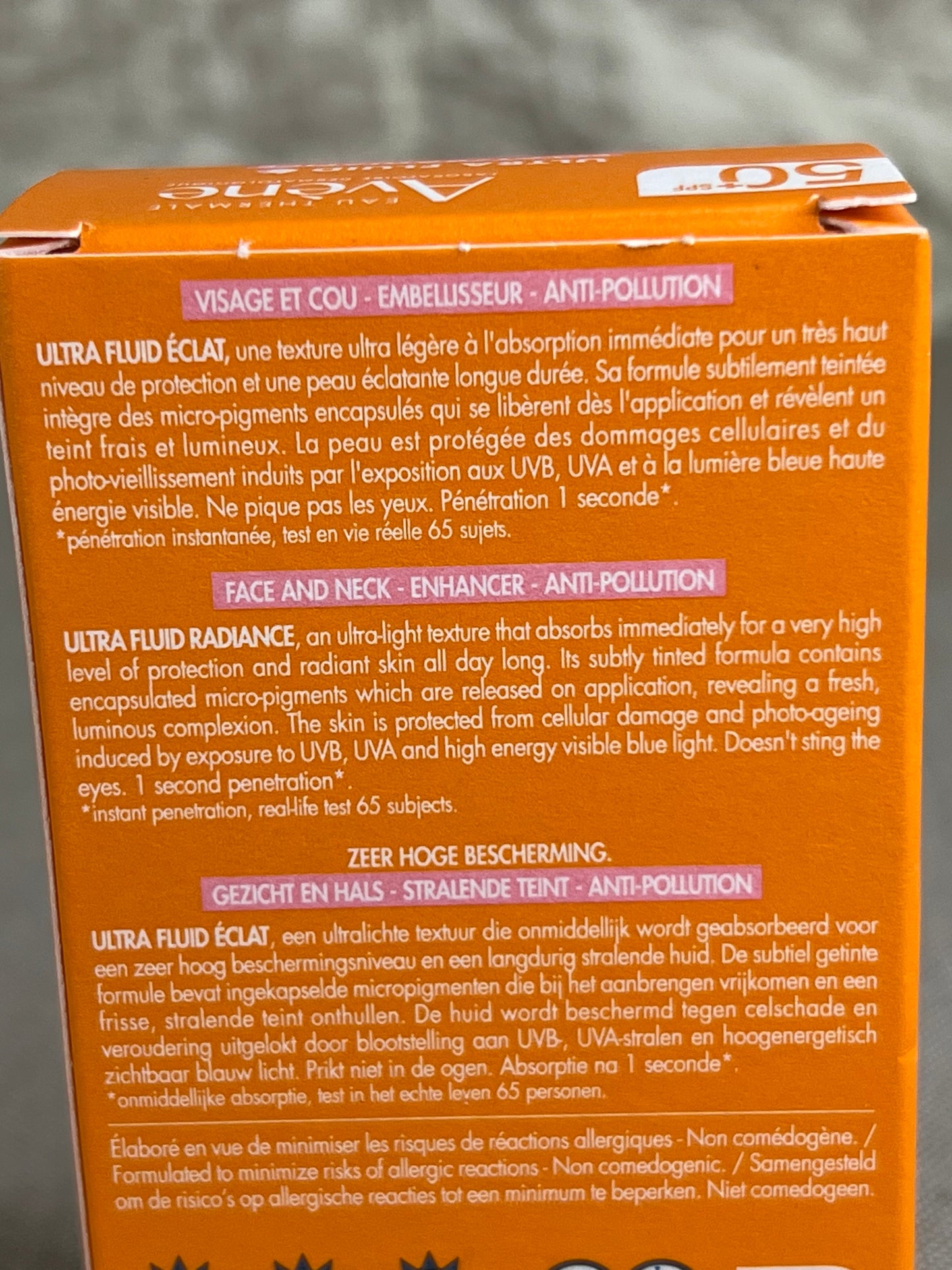 Fluide Protection Solaire Avène