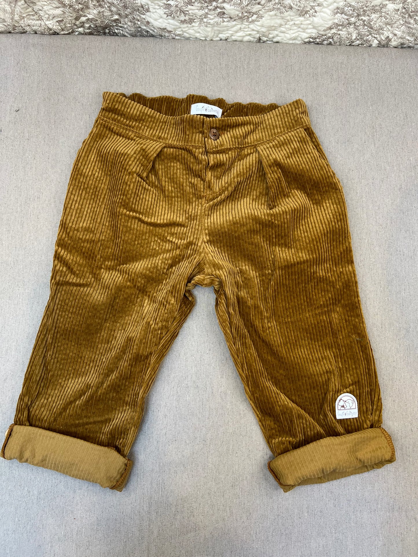 Pantalon Velours Goupil é Galinette