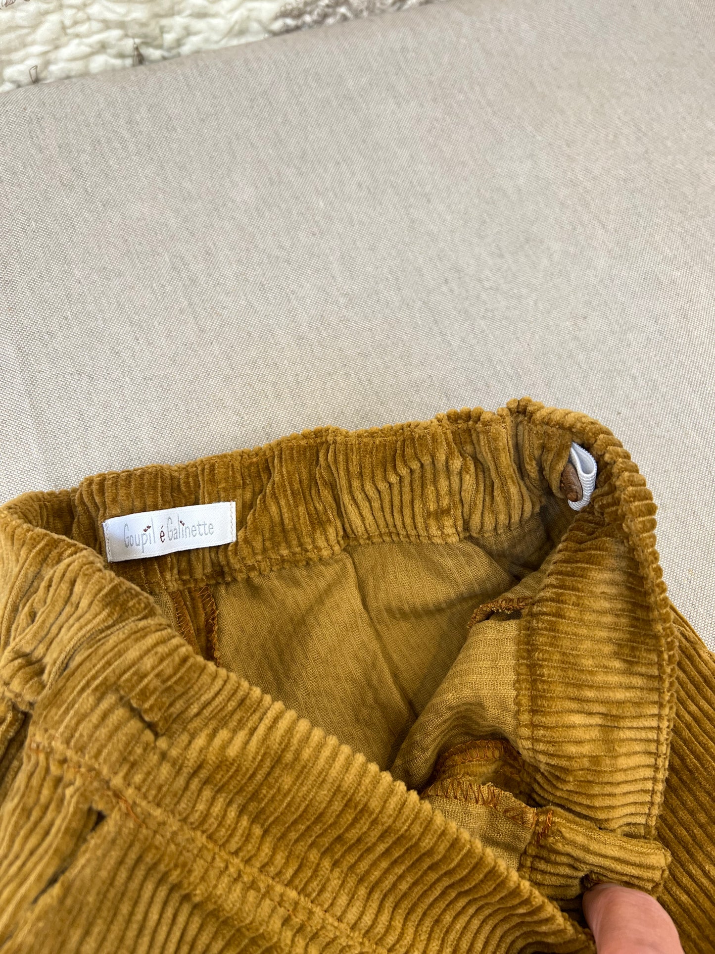 Pantalon Velours Goupil é Galinette