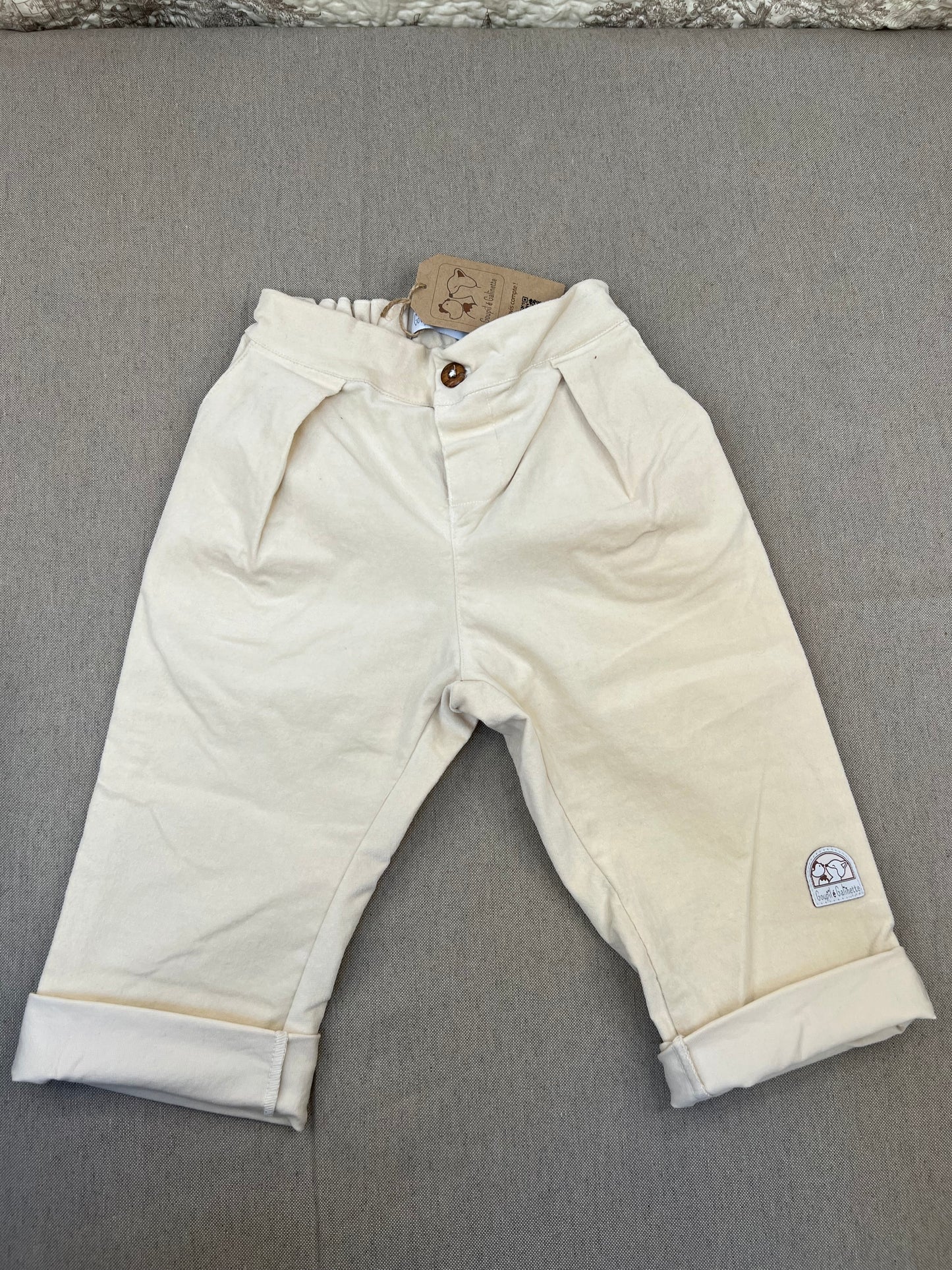 Pantalon Suédine Goupil é Galinette