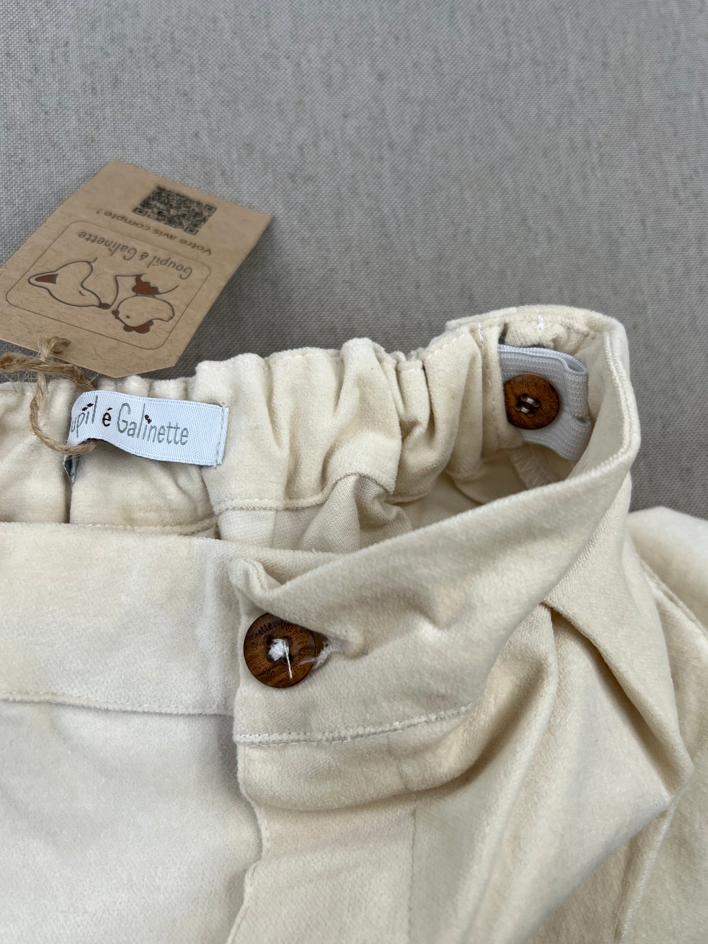 Pantalon Suédine Goupil é Galinette