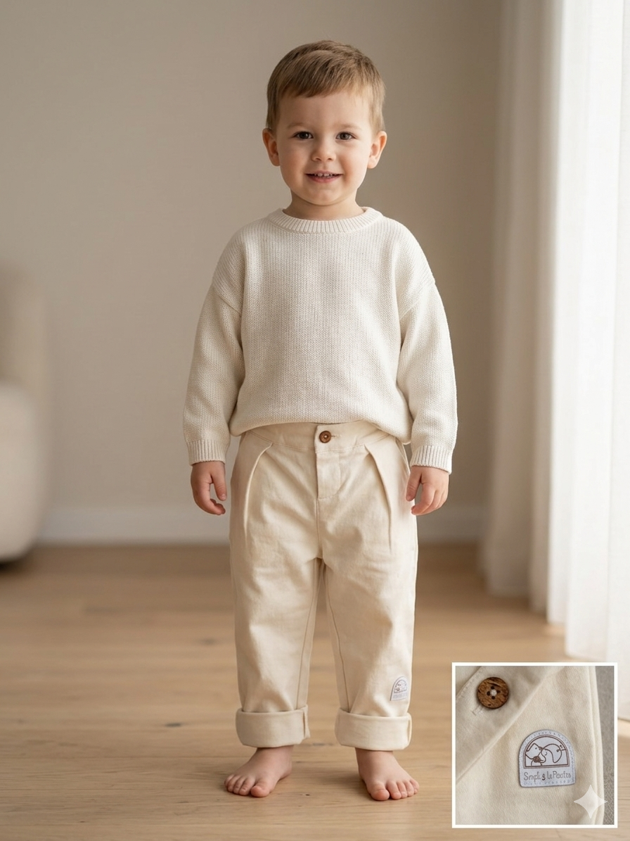 Pantalon Suédine Goupil é Galinette